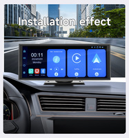 BQCC Écran tactile portable 11,26 pouces, autoradio sans fil CarPlay Android Auto pour camion, GPS BT, navigation, caméra de recul grand angle, FM, USB