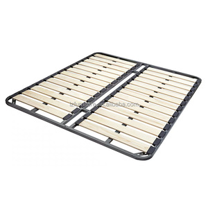 Modern Easy Assembly Portable Twin <b>King</b> <b>Size</b> <b>Frame</b> <b>Metal</b> Load-bearing <b>Bed</b> <b>Frame</b> - Product Image 1