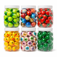 Collection de bonbons gélifiés fourrés à la confiture pour Halloween, en gros, avec centre en gelée de fruits, formes personnalisées de fraises, planètes et galaxies