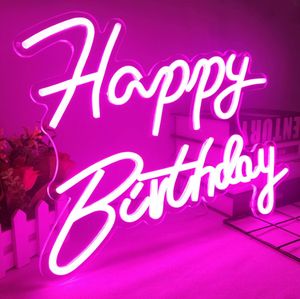 Enseigne lumineuse personnalisée en néon avec logo imprimé UV sur panneau acrylique ouvert en 3D, lettres lumineuses, enseigne murale pour entreprise, magasin, salon, mariage, <span class=keywords><strong>anniversaire</strong></span> - Product Image 5