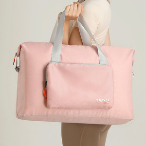Wholesale Duffle <strong>Bag</strong> Custom Logo Large Capacity Waterproof Solid Color Foldable Outdoor Travel <strong>Bags</strong> for Clothes Storage - Product Image 5
