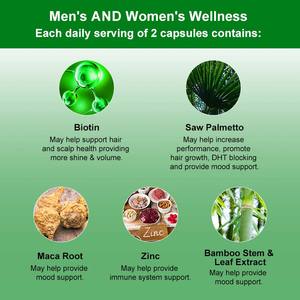 120 Pièces Saw Palmetto Capsules Softgel Cheveux Peau Ongles Soins Sains Suppléments À Base De Plantes - Product Image 4