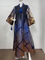 Vêtements islamiques noirs respirants pour femmes adultes, provenant de Dubaï, Arabie Saoudite, Abaya, robe musulmane du Golfe, manches longues, en polyester