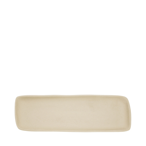 Piatto di Servizio Rettangolare Crema Fountain 30x10 Cm - Product Image 1