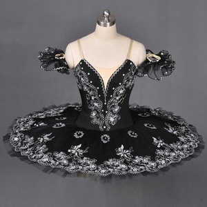 Tutú de Ballet Clásico Negro Personalizado de Fábrica, Paquita Don Quijote, para Niñas - Product Image 1