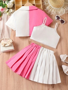 <span class=keywords><strong>Ropa</strong></span> <span class=keywords><strong>de</strong></span> Verano <span class=keywords><strong>para</strong></span> Niños, Conjuntos <span class=keywords><strong>de</strong></span> Dos Piezas a la Moda <span class=keywords><strong>para</strong></span> Niños, Conjuntos <span class=keywords><strong>para</strong></span> <span class=keywords><strong>Adolescentes</strong></span> <span class=keywords><strong>de</strong></span> 5 a 14 Años, <span class=keywords><strong>Ropa</strong></span> <span class=keywords><strong>para</strong></span> Niñas - Product Image 4