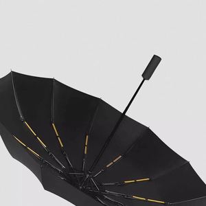 Automatic High-Quality 24 Ribs Storm Windproof Custom Rain Wholesale Folding Uv Luxury <b>Umbrella</b> With Logo Printing - Product Image 5