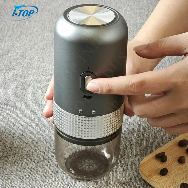factory hot sale USB Recharge portable electric coffee grinder and coffee maker with a filter