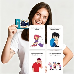 ประสาทสัมผัสเหมาะสำหรับสุขภาพจิตและการจดจำอารมณ์การศึกษาบัตรจดจำอารมณ์ - Product Image 4