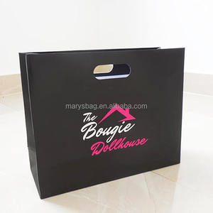 حقيبة للمتسوقين من الورق المقوى مصقولة حسب الطلب مع شعارك - Product Image 2