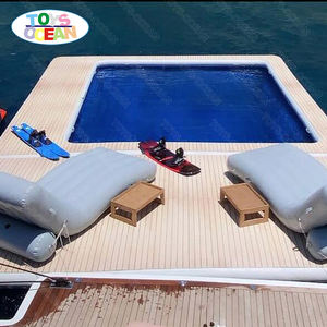Nuevo estilo plegable y extraíble sofá piscina yate inflable flotante océano mar piscina con Red Anti medusas - Product Image 1