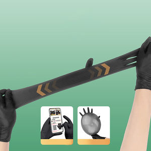 ニトリル手袋 100枚入 ボックス 青黒 医療用 パウダーフリー 使い捨て ニトリル検査用手袋 - Product Image 2