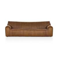 Canapé de luxe rembourré durable pour villa, design moderne et élégant