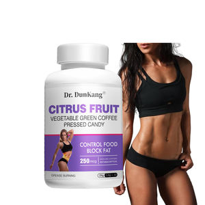 Citrus Fruit Vegetable Green Coffee Pressed Candy Own Brand Herbal Slimming Coffee - Product Image 1