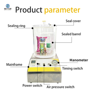 SKZ1016A Instrument de scellage d'emballage alimentaire joint à pression négative Machine de <span class=keywords><strong>test</strong></span> de fuite emballage d'air Instrument d'emballage sous vide - Product Image 2