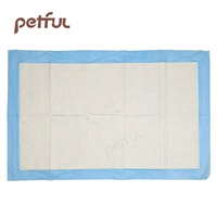 Coussinets absorbants jetables pour chien à absorption instantanée, épais, 6 couches, avec SAP 3g, pour défécation, bleus, vente en gros