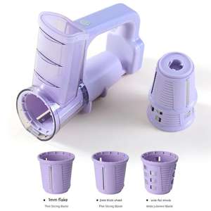 Procesador <span class=keywords><strong>de</strong></span> alimentos <span class=keywords><strong>de</strong></span> acero y Metal ligero <span class=keywords><strong>de</strong></span> mano eléctrico multifuncional, práctico dispositivo <span class=keywords><strong>de</strong></span> corte, rejilla para rebanar <span class=keywords><strong>verduras</strong></span>, <span class=keywords><strong>picadora</strong></span> <span class=keywords><strong>de</strong></span> carne - Product Image 5