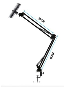 Support de tablette de 6 à 11 pouces pour <span class=keywords><strong>iPad</strong></span> Stand 2 3 4 Air Mini Support de téléphone portable à long bras Tablette Lit/Bureau Support de fixation pour voiture - Product Image 5