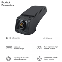 Android Universal Car DVR X5 HD 1080P 170° °   Lensa Sudut Lebar ADAS Dashcam Aksesoris Mobil Perekam Video Rekaman Depan dan Belakang