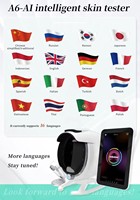 2026 New AI Intelligent Skin Detection Analyzer Facial Moisture Scanning Test Beauty Equipment