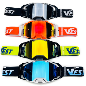 मोटरसाइकिल मोटोक्रॉस गोगल प्रदान करते हैं अनुकूलन स्ट्रैप लोगो एंटी स्क्रैच - Product Image 2
