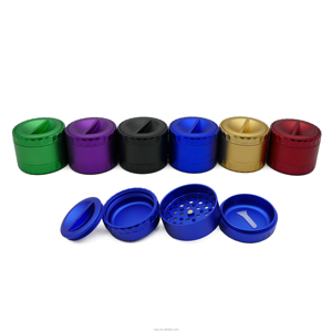 Wholesale Herb <strong>Grinder</strong> Cross Shape <strong>Grinder</strong> for Spice Custom Logo Premium Aluminum Tobacco Crusher for Smoking Accessories - Product Image 2