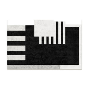 Alfombra Moderna de Diseño Geométrico, Rectangular, Resistente a las Manchas, de Terciopelo Cristal, para Sala de Estar, Sofá, Mesa de Centro, Dormitorio - Product Image 3