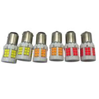 Bombillas LED 1156 1157 39SMD CANBUS Sin Errores, 12V-50V, Amplio Rango de Voltaje, para Luces de Freno, Reversa y Direccionales de Automóviles y Camiones