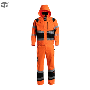 Vêtements <span class=keywords><strong>de</strong></span> travail imperméables et réfléchissants JIADE, <span class=keywords><strong>vente</strong></span> chaude, veste bomber fonctionnelle haute visibilité pour hommes, hiver - Product Image 4