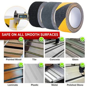 Bande de roulement résistante aux intempéries bandes antidérapantes antidérapantes antidérapantes pour les escaliers bande de papier d'aluminium de sécurité d'allée - Product Image 2