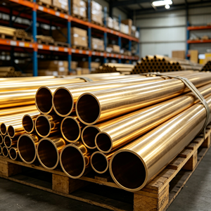 Tube rond en laiton semi-dur de qualité supérieure, en alliage H63, plusieurs tailles disponibles pour la fabrication de machines de précision et de quincaillerie - Product Image 2