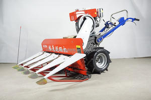 Offre Spéciale 4G-100 ferme marche <span class=keywords><strong>tracteur</strong></span> monté Mini riz blé maïs moissonneuse Machine maïs maïs moissonneuse 100cm - Product Image 4