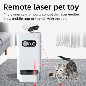 양방향 대화 앱 제어 기능이있는 4K <span class=keywords><strong>HD</strong></span> 스마트 AI 애완 동물 카메라 피더 3.5L 용량 인터랙티브 플레이를위한 내구성 자동 식품 디스펜서 - Product Image 4