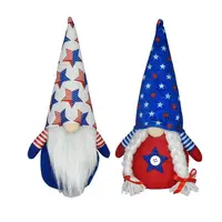 HB-922 США Отечественной День Независимости плюшевые гном кукла с американским со звездами и полосами для карликовых фигурка