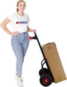 Chariot à sacs pliable et extensible <span class=keywords><strong>Taurus</strong></span> 150 Professional 110x50x57 cm |   Capacité de 150 kg |   Poignées gonflables en acier allié - Product Image 5