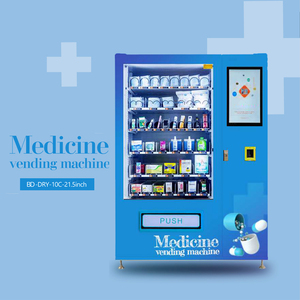 Máquina Expendedora de medicamentos ensamblada personalizable, fuerte rendimiento, resistente al óxido, bloqueo de tarjeta <span class=keywords><strong>IC</strong></span> facial, capacidad de 960kg, el mejor precio - Product Image 1