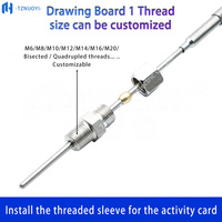 Capteur de température de surface magnétique de type K, thermocouple, fil blindé en acier inoxydable 191, fibre de verre haute température, OEM ODM