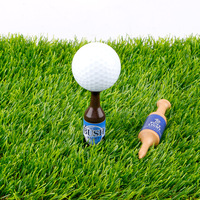 Prêt à expédier t-shirts de golf en plastique durables drôles de 3.54 pouces accessoires de golf faits à la main bouteille de bière