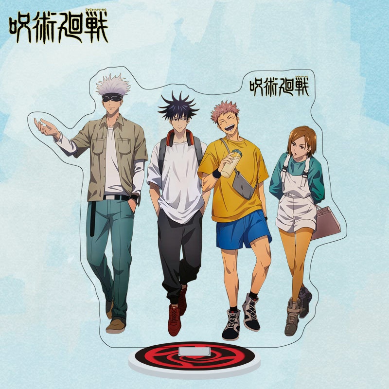 16 см Yuji Itadori kuжизсаки нобара Q версия мультяшная Модель Игрушка Аниме Фигурка юютсу кайсен акриловая подставка