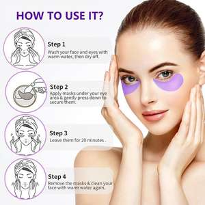 Parches Veganos para Ojos Heopif, 6 Pares, Mascarilla de Gel con Ácido Hialurónico para Ojos Hinchados y Ojeras - Product Image 3