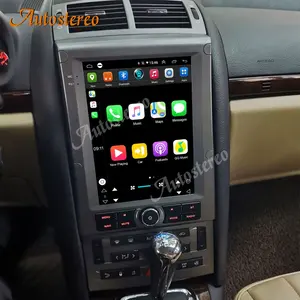 Tesla Radio Android 10.0 128G Navigasi GPS Mobil, untuk Peugeot 407 2004-2010 Pemutar Multimedia Auto Stereo Head Unit Perekam Pita