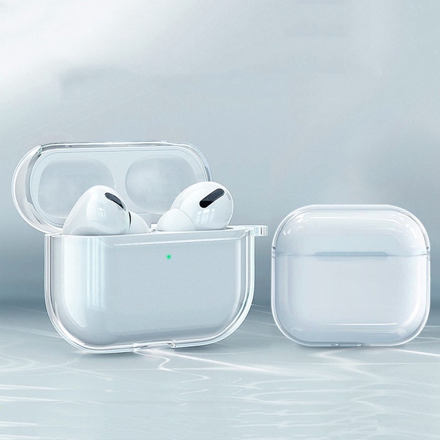 Low Price Wholesale Soft TPU Transparent Earphone Protective Back Cover Case for Airpods Pro 3 4 2 1