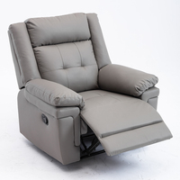 Fauteuil moderne en PU, canapé simple doux pour salon et hôtel
