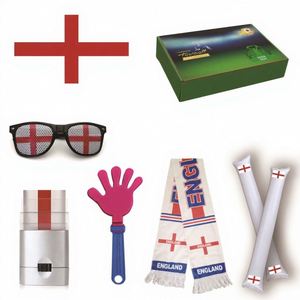 2026 USA Canada Mexique Argentine Football pour les fans : Ensemble drapeaux imprimés numériquement en tissu polyester, lunettes et claquettes (mains applaudissantes) pour enfants et adultes - Product Image 6