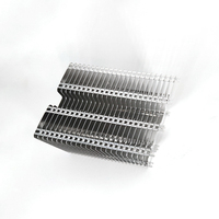 Dissipateur thermique en aluminium sur mesure, à clipser, estampé, haute puissance, profilé en aluminium extrudé usiné
