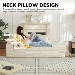Divano Letto Durevole per Appartamento, Divano con Cuscino in Schiuma Morbida, Arredamento Compatto Pieghevole Rotondo Direttamente dalla Fabbrica - Product Image 5
