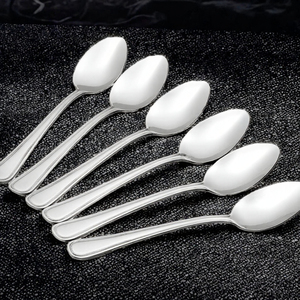 Cuillère à expresso en acier inoxydable poli miroir, 5 pouces, mini-cuillère à café pour tasses à expresso, desserts et fêtes du thé - Product Image 2