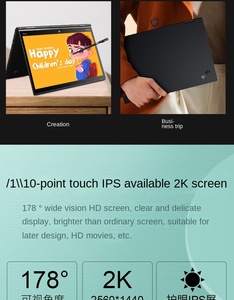 โน้ตบุ๊ค Thinkpad X1 Yoga Thinkpad คอมพิวเตอร์พีซีแบบแท็บเล็ตหน้าจอสัมผัส 2-in-1 แล็ปท็อป I7 แล็ปท็อปหน้าจอสัมผัส แล็ปท็อป - Product Image 4