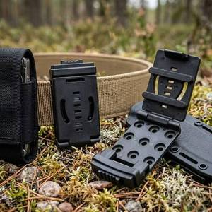 Passant de ceinture tactique en nylon <span class=keywords><strong>pour</strong></span> couteau, étui Kydex et holster, clip dorsal multifonction à dégagement rapide avec vis et quincaillerie - Product Image 3