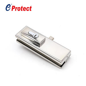 Poignée de porte ronde en verre au design moderne avec fixation en aluminium et acier inoxydable 316, modèle <span class=keywords><strong>Eprotect</strong></span> FT-50, pour salle de bain et hôtel - Product Image 4